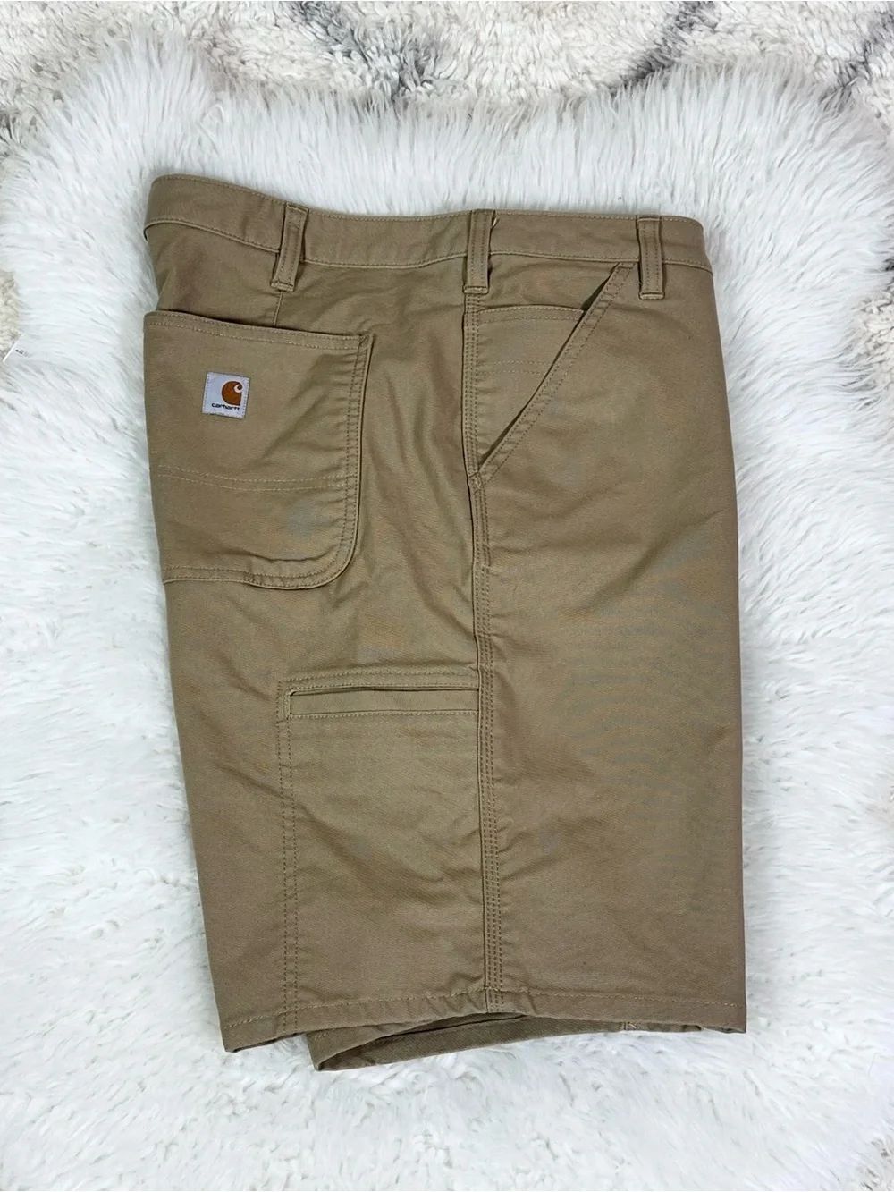 Carhartt Women's Cargo Shorts in Khaki Tan